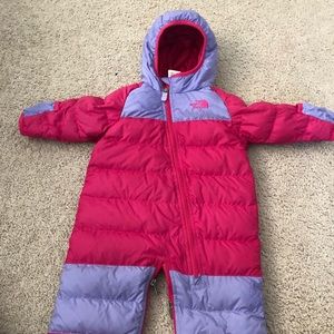 Infant north face snow suit